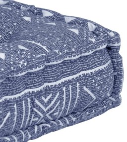 Perna fotoliu puf, indigo, material textil 1, Indigo, Canapea cu spatar