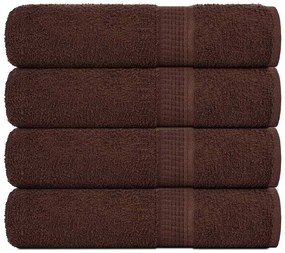 vidaXL Prosoape de duș 4 buc maro 70x140 cm 360 g/m² 100% bumbac