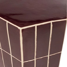 Măsuță auxiliară din ceramică 26x30 cm Plu – WOOOD