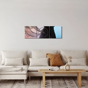 Tablou - Cuplu dansator (cu ceas) (90x30 cm)