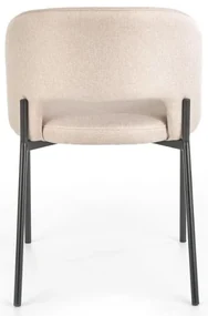 Scaun de bucaterie Alanna, bej/negru