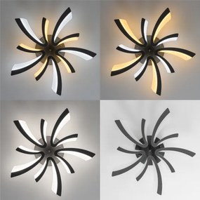 Lustră LED dimabilă aplicată Brilagi TWIST LED/55W/230V 3000-6500K antracit + telecomandă