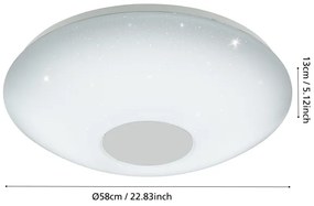 Plafonieră LED dimabilă Eglo 95973 VOLTAGO 2 LED/30W/230V