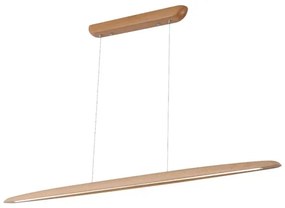 Lustră LED pe cablu LED/22W/230V 4000K 130 cm fag/lemn masiv