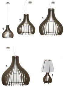 Eglo 96259 - Lustra TINDORI 1xE27/60W/230V