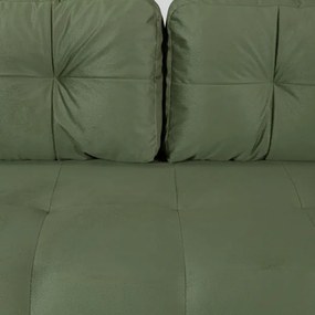Canapea Extensibila Cu Lada Depozitare Dreamer, Verde, 260 x 110 x 100 Cm