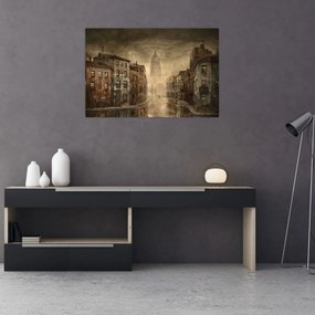 Tablou - Pictura orașului (90x60 cm)