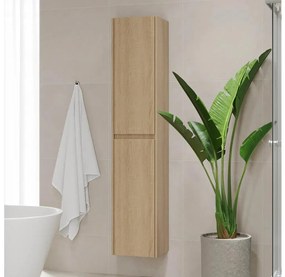 Dulap de baie MOLDE 174 cm, stejar