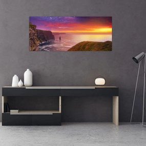 Tablou - Stâncile din Moher (120x50 cm)