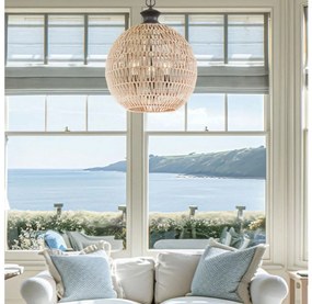 Quoizel QZ-CASABLANCA-3P-PBZ - Candelabru suspendat pe lanț CASABLANCA, 3xE27/60W/230V