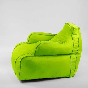 Fotoliu Player Mini Pufrelax, Material Impermeabil - Verde neon