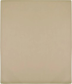 vidaXL Cearșaf de pat cu elastic, gri taupe, 140x200 cm, bumbac