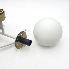 Brilagi - Lustră aplicată MALIVA 3xE14/15W/230V auriu/alb