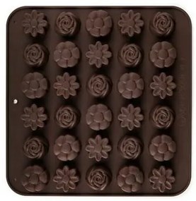 Formă de silicon pentru ciocolată Banquet Culinaria Brown, 21,4 x 20,6 cm, mix de forme