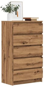 vidaXL Dulap cu sertar, stejar artizanal, 60x36x103 cm, lemn prelucrat