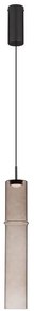 Pendul LED modern, Metal, Sticla, Moca, SANO