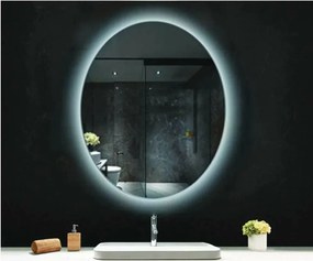 Oglinda cu iluminare si dezaburire Fluminia Picasso Ambient 60 cm
