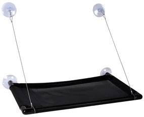 Pat pentru animale de companie negru pentru pisici 36x66 cm – Love Story