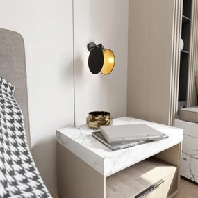 Lampă de perete MOTIF 1xE27/15W/230V negru