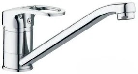Baterie de bucatarie Sanitec ERT SN 0002, Pentru blat, Pipa 25 cm, Crom