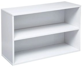 Etajera cu 2 rafturi FixUp 57x30x36.5 cm PAL Alb