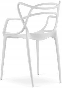 JAKS SCAUN DE SUFRAGERIE DIN PLASTIC AZURO ALB
