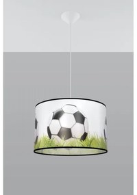 Lustră pe cablu pentru copii Sollux SL.1429 FOOTBALL 1xE27/15W/230V d. 40 cm