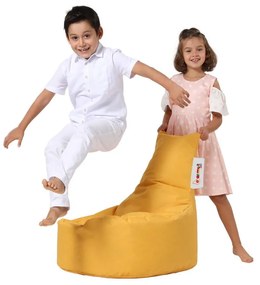 Fotoliu puf pentru copii galben Baton – Floriane Garden