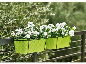 Jardiniera, Tortora, Vetro-Plus, 30x13x11 cm, plastic, maro