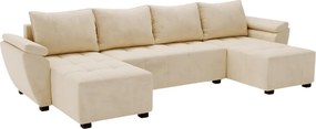 OFERTA Canapea extensibila in U LIVARO 305x140 cm, crem Clasa II