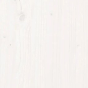 Servanta, alb, 100x40x75 cm, lemn masiv de pin