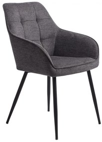 Scaun de dining gri închis Nolan – Unique Furniture