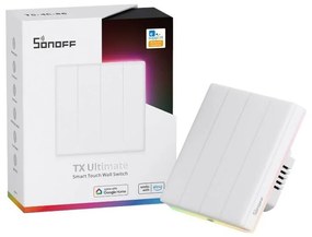 Intrerupator de Perete Smart cu Touch WiFi Sonoff TX T5 4C – 4 Canale