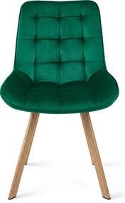 Scaun de masa SORIA VELVET, verde