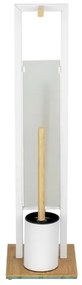 WENKO 26214100 - Set pentru WC RIVALTA 18x70 cm maro/alb