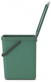 Coș de gunoi pentru colectare separată Brabantia Sort&amp;Go 25L, Verde Brad 1003236
