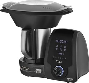 Robot de bucatarie Zilan ZLN9334 ONYX multifunctional Thermorobot, 1700W, Capacitate 3.3L, 30 de functii, Afisaj digital LED, aplicatie mobil