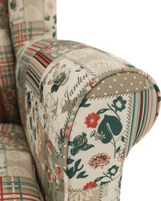 Fotoliu, material textil în stilul patchwork viorica 1, CHARLOT