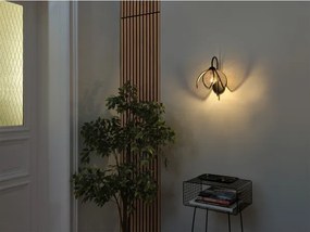 Osram - Lampă de perete DECOR RATTAN 1xE27/15W/230V bej/negru