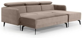 Coltar maro deschis BLIZZARD Varianta de canapea: Colt Stanga