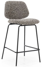 Scaun de bar Jon din Țesătură și metal taupe