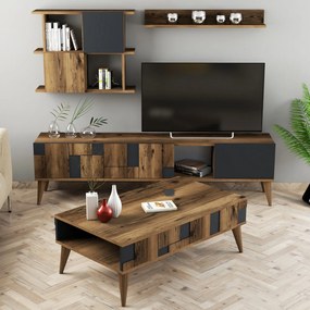 Mobilier living Madryt (Nuc + Antracit). 1072505