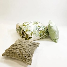 Perna de catifea pentru podea EMILE 60x60 cm verde