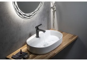 Baterie de lavoar Sapho PAX 16,5 cm negru mat