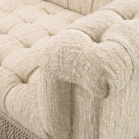 Canapea design LUX Dorantes, Boucle sonata crem
