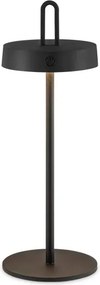 Lampă de masă tactilă LED reîncărcabilă, dimabilă, pentru exterior SHINE LED/1,5W/3,7V 3000 mAh IP44 neagră