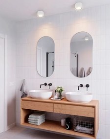 Plafoniera LED pentru baie design modern, 3-step MOODMAKER, IP44, LANDON 8 alb
