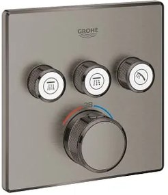 Grohe Grohtherm SmartControl baterie cadă-duș ascuns da grafit 29126AL0