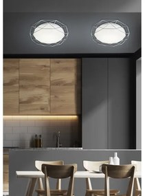 Plafonieră LED SVEN LED/24W/230V d. 43 cm crom lucios
