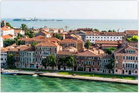 Tablou - Vedere aeriană a orașului (90x60 cm)